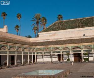yapboz Bahia Palace, Marrakesh, Morocco